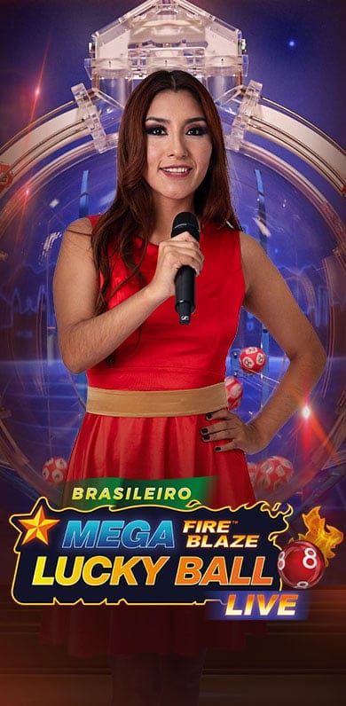 Mega Fire Blaze Lucky Ball Brasileiro in LiveCasino_GameShows